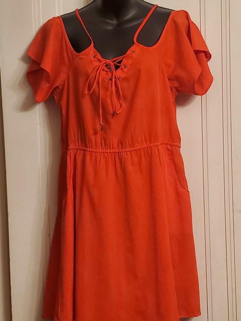 Speed Control Size Medium Orange Dress
